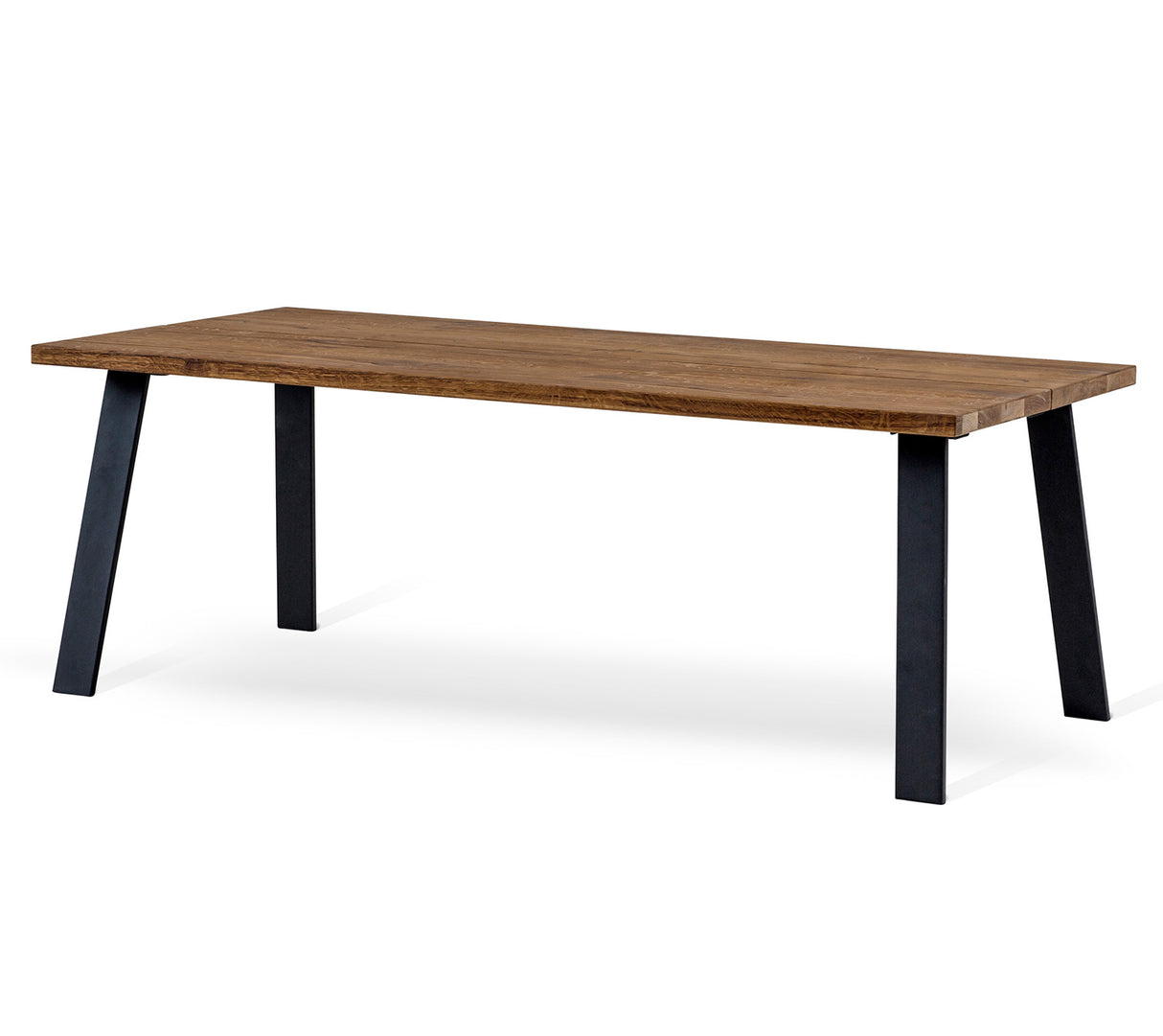 Narvik Matbord Ek/Svart 210cm