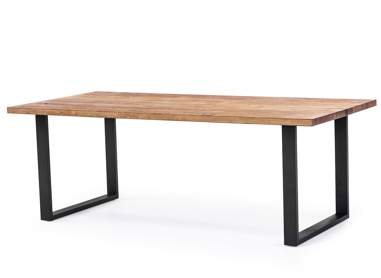 Narvik Matbord Ek/Svart 210cm