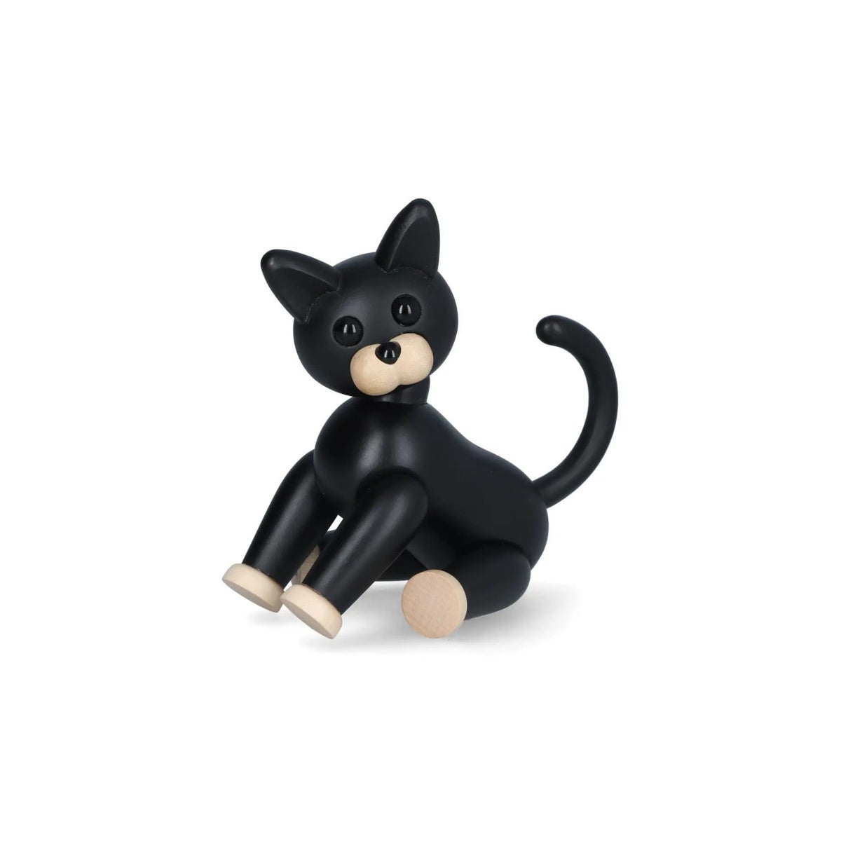 Sneaky Black Ed. Kattunge Dekoration 10 cm, Svart