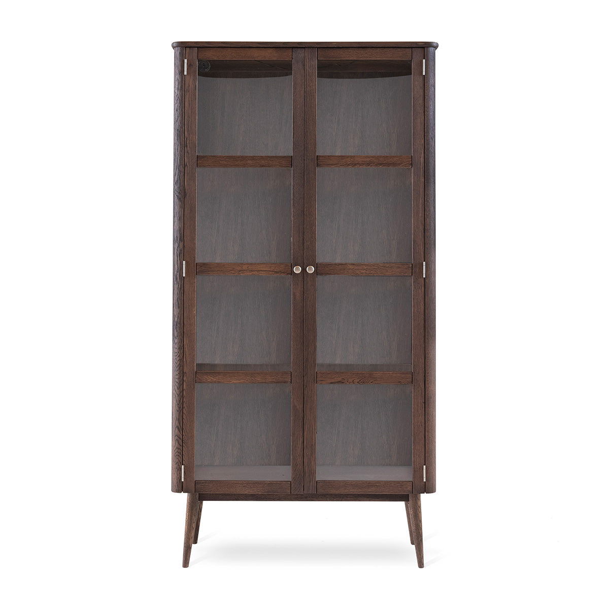 Löderup Vitrinskåp Rökbetsad Ek