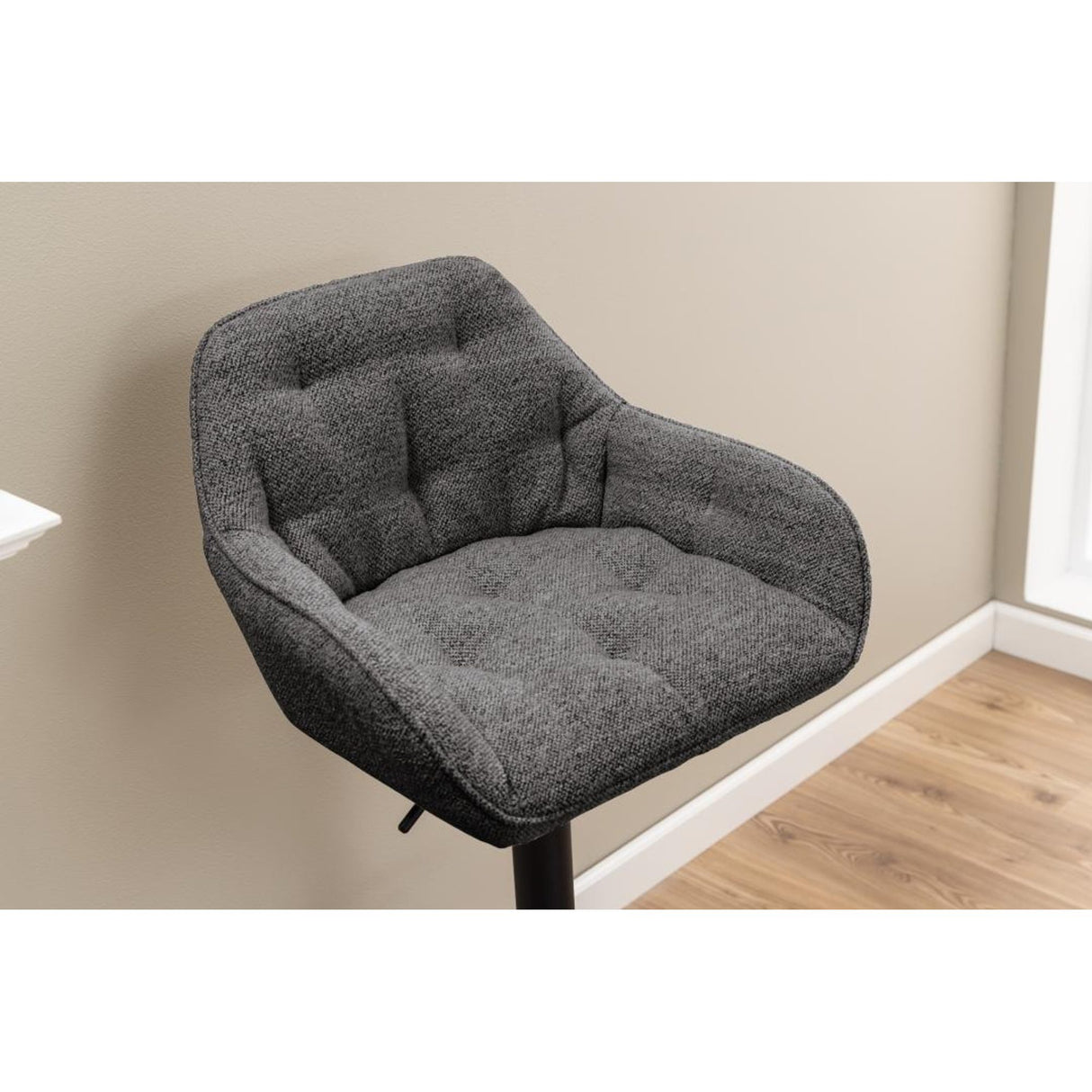 Toulon Barstol Monza tyg Antracit