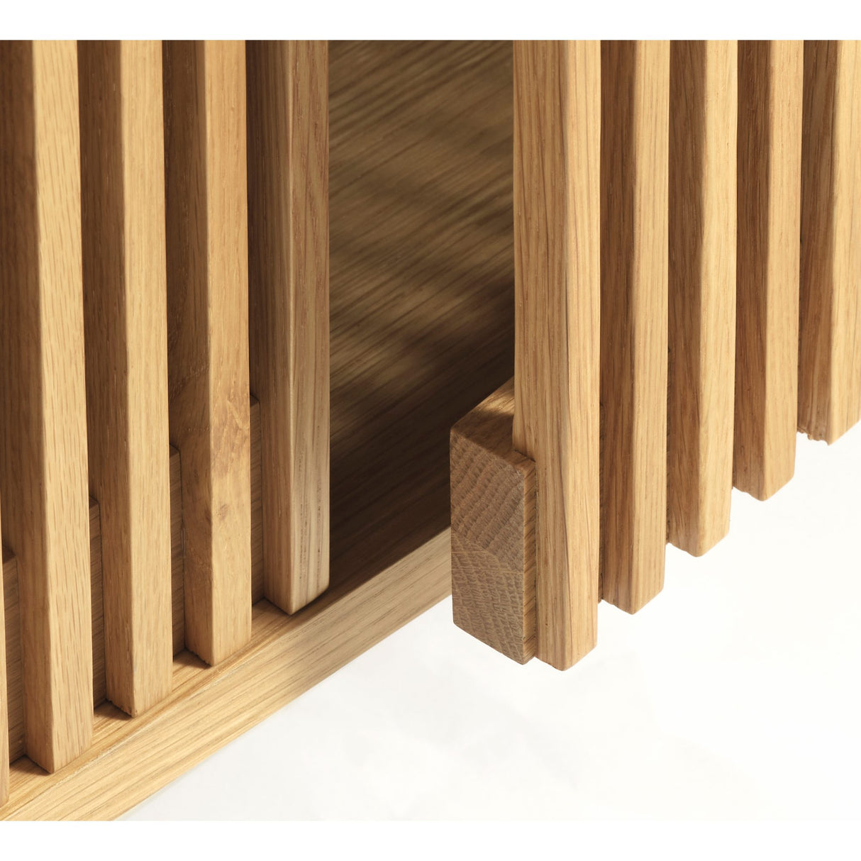 Lido Mediabänk 143 cm Naturlig ek