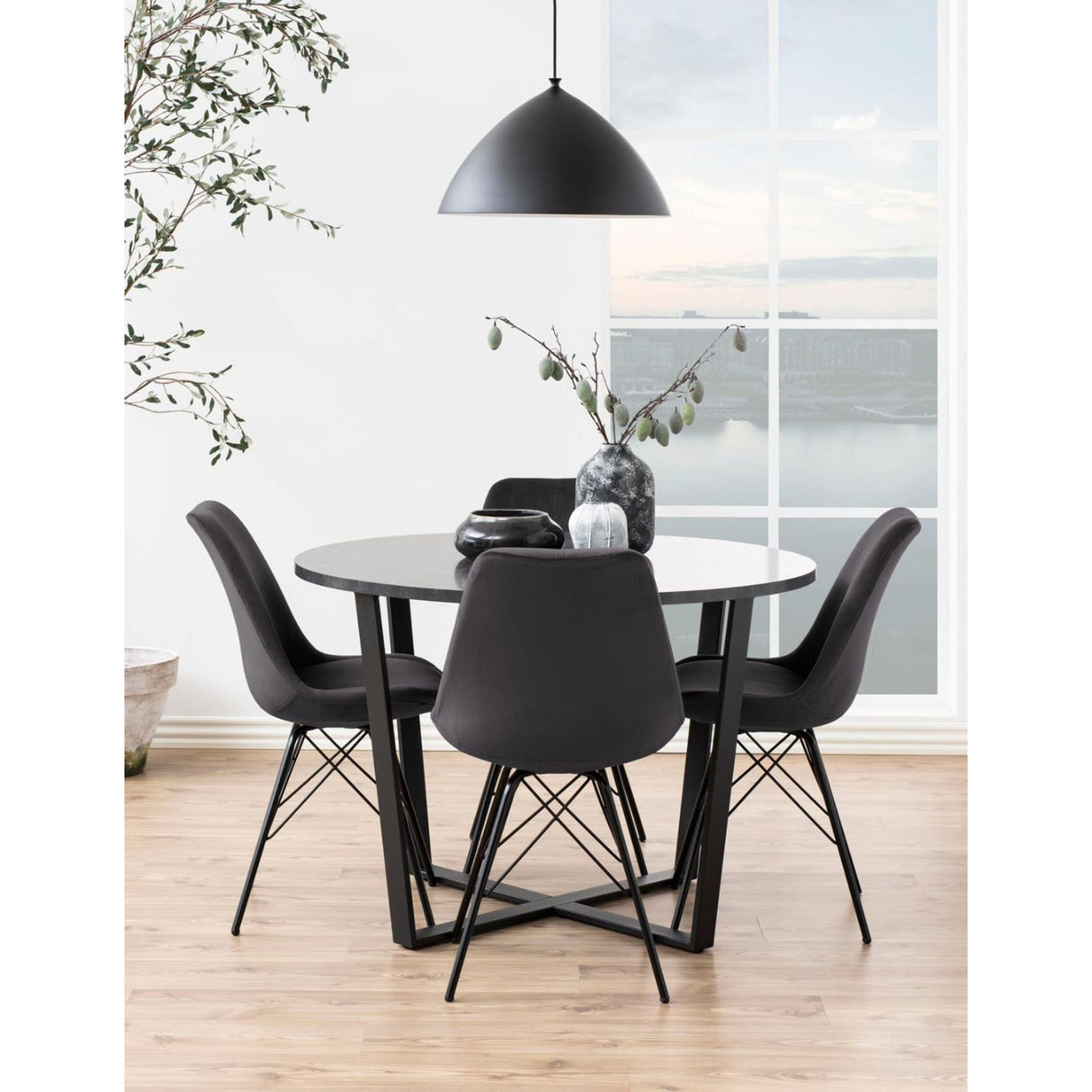 Shibuya Matstol Vic tyg Mörkgrå