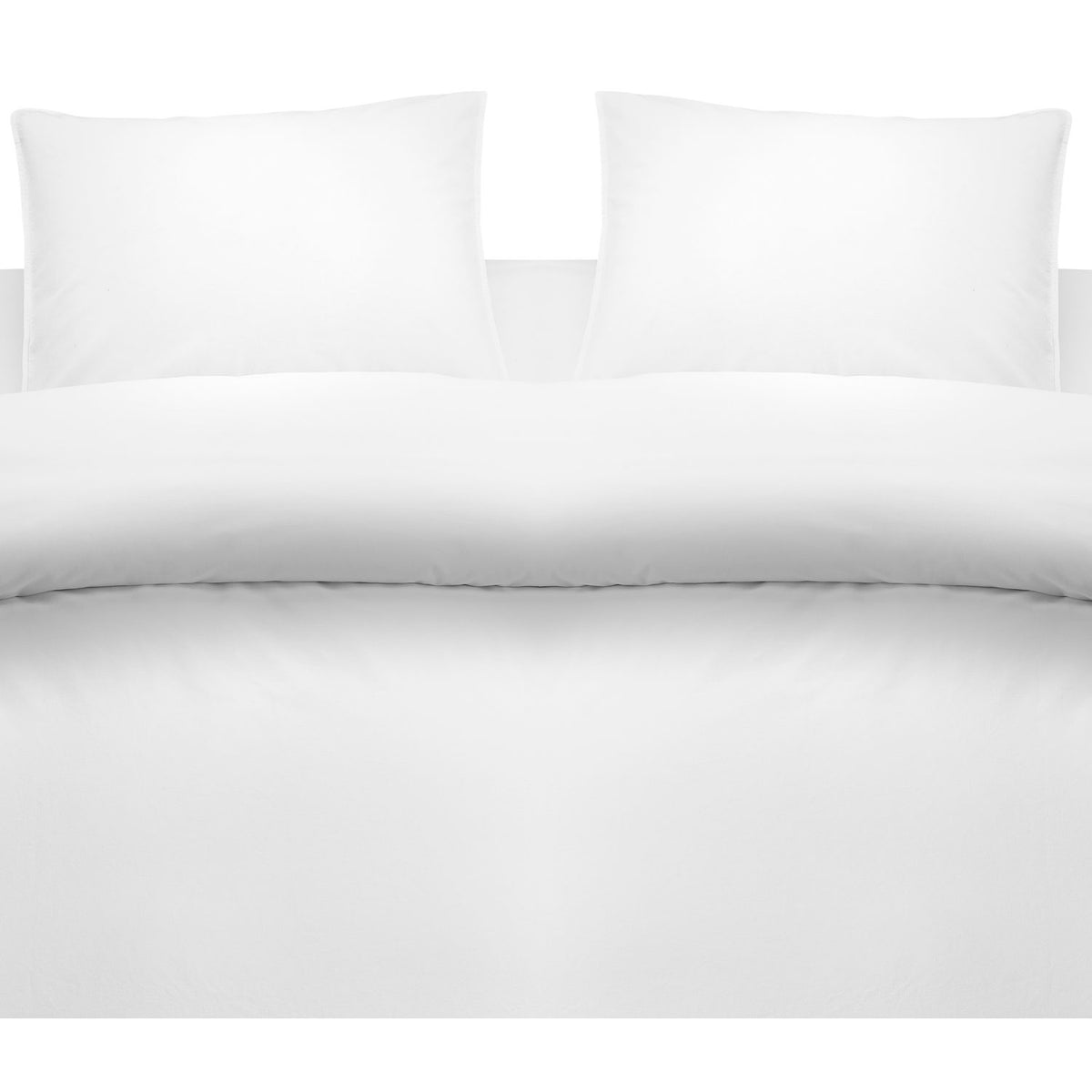 3-Dels Set Washed Påslakanset Dubbelsäng Vit