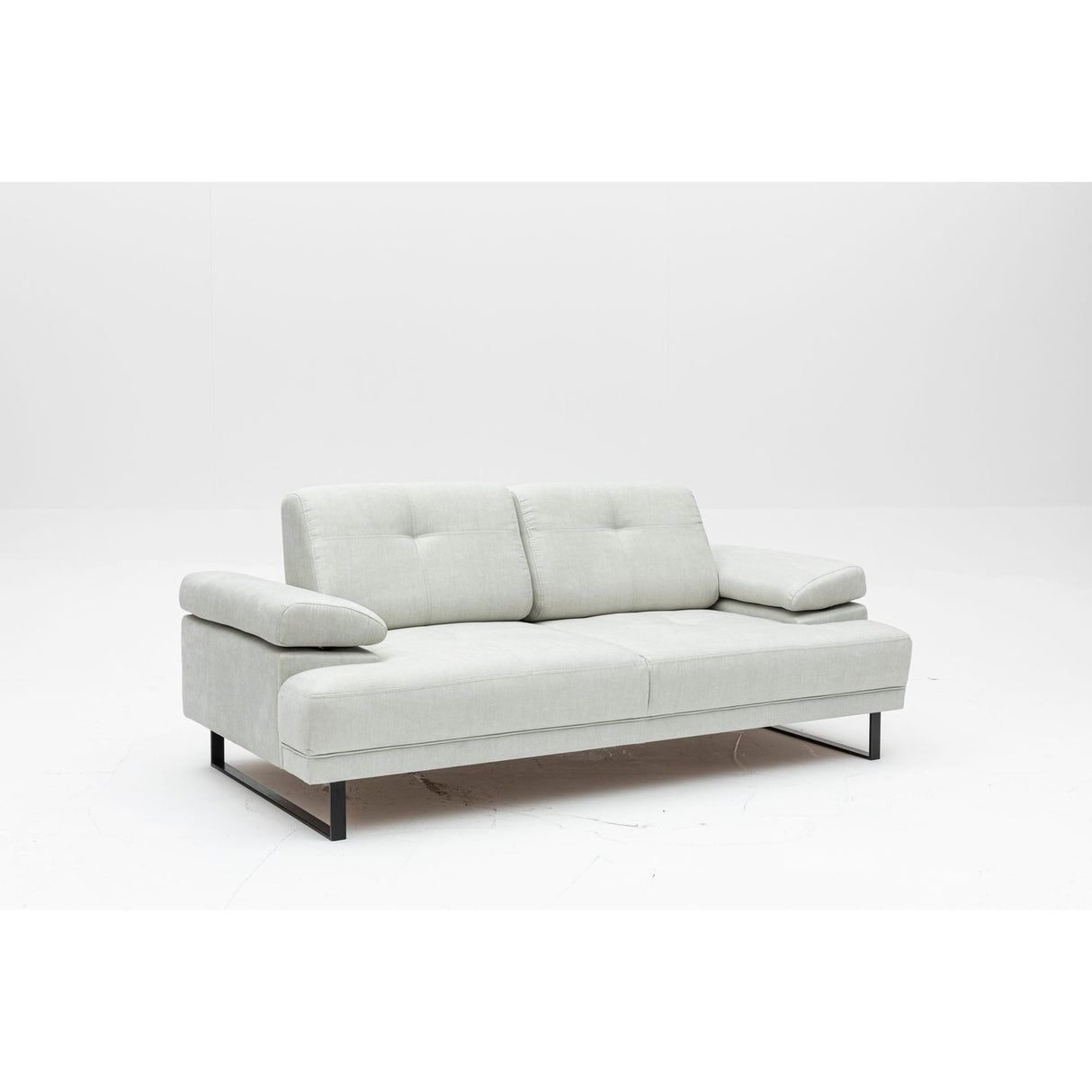 Kingston (199 x 99 x 83 cm) 2-sits bäddsoffa Vit
