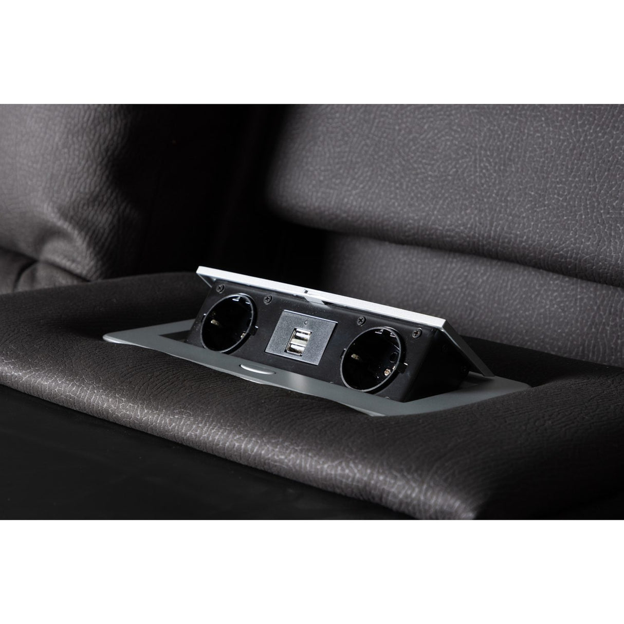 Singapore Reclinersoffa Svart