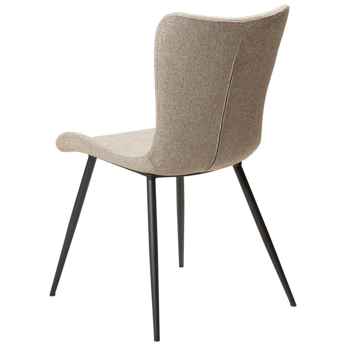 Medusa Stol Pebble Earth Bouclé, Black