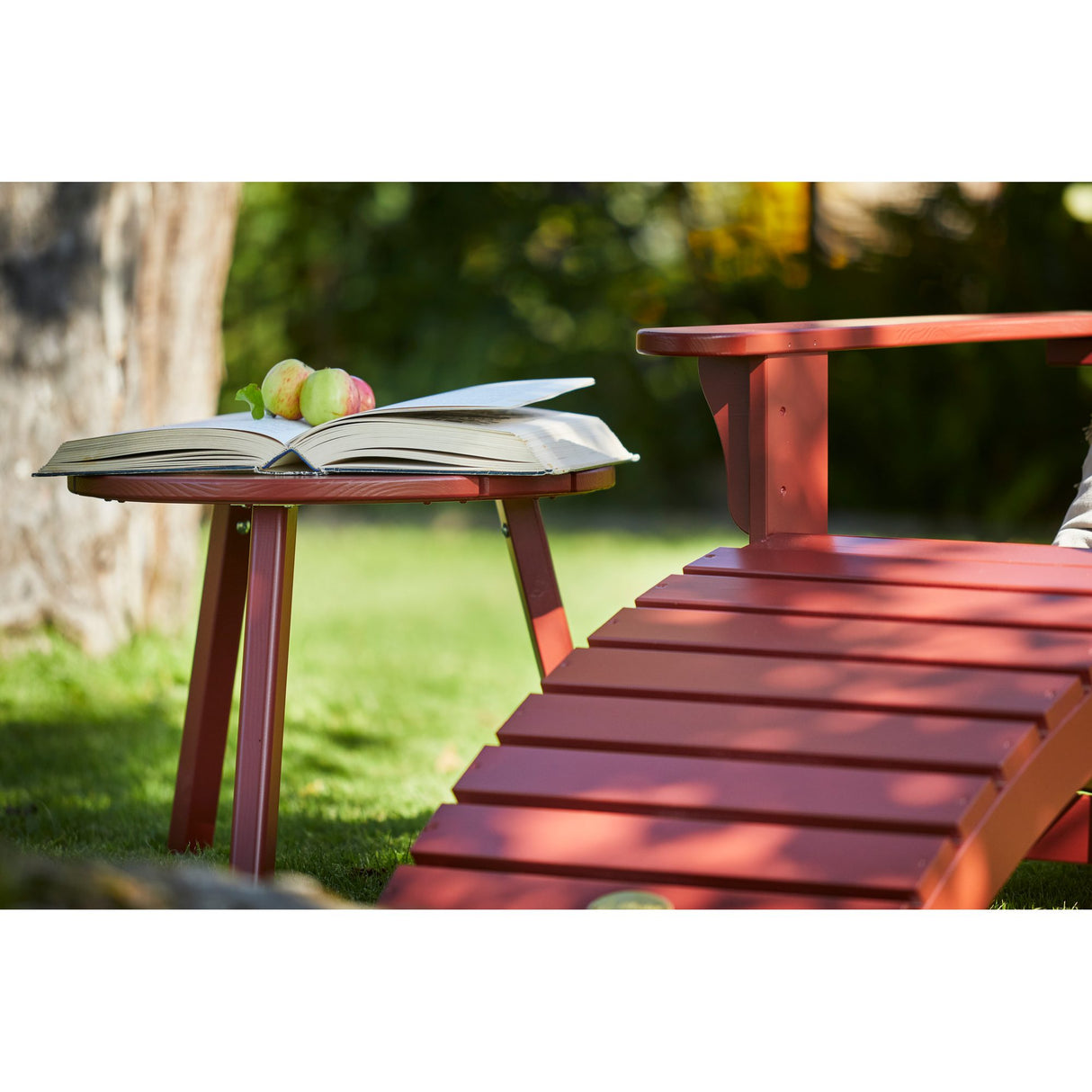 Tennessee Däckstol Oxidröd