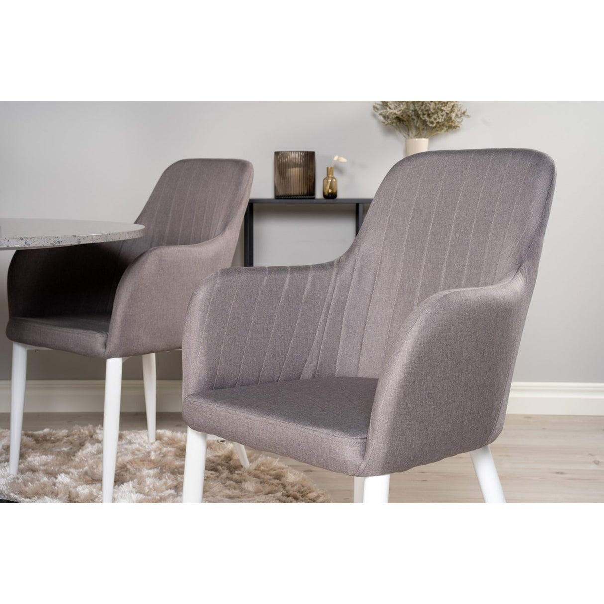 Comfort Matstol Grå, Polyester