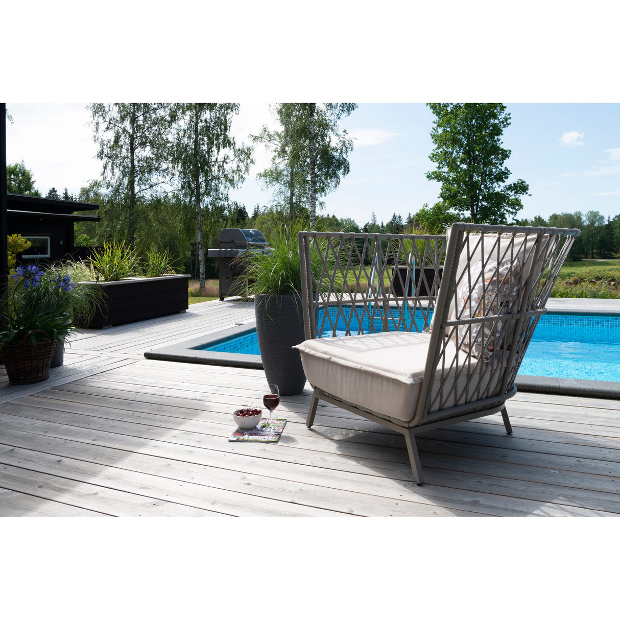 Jet Set Utefåtölj Beige