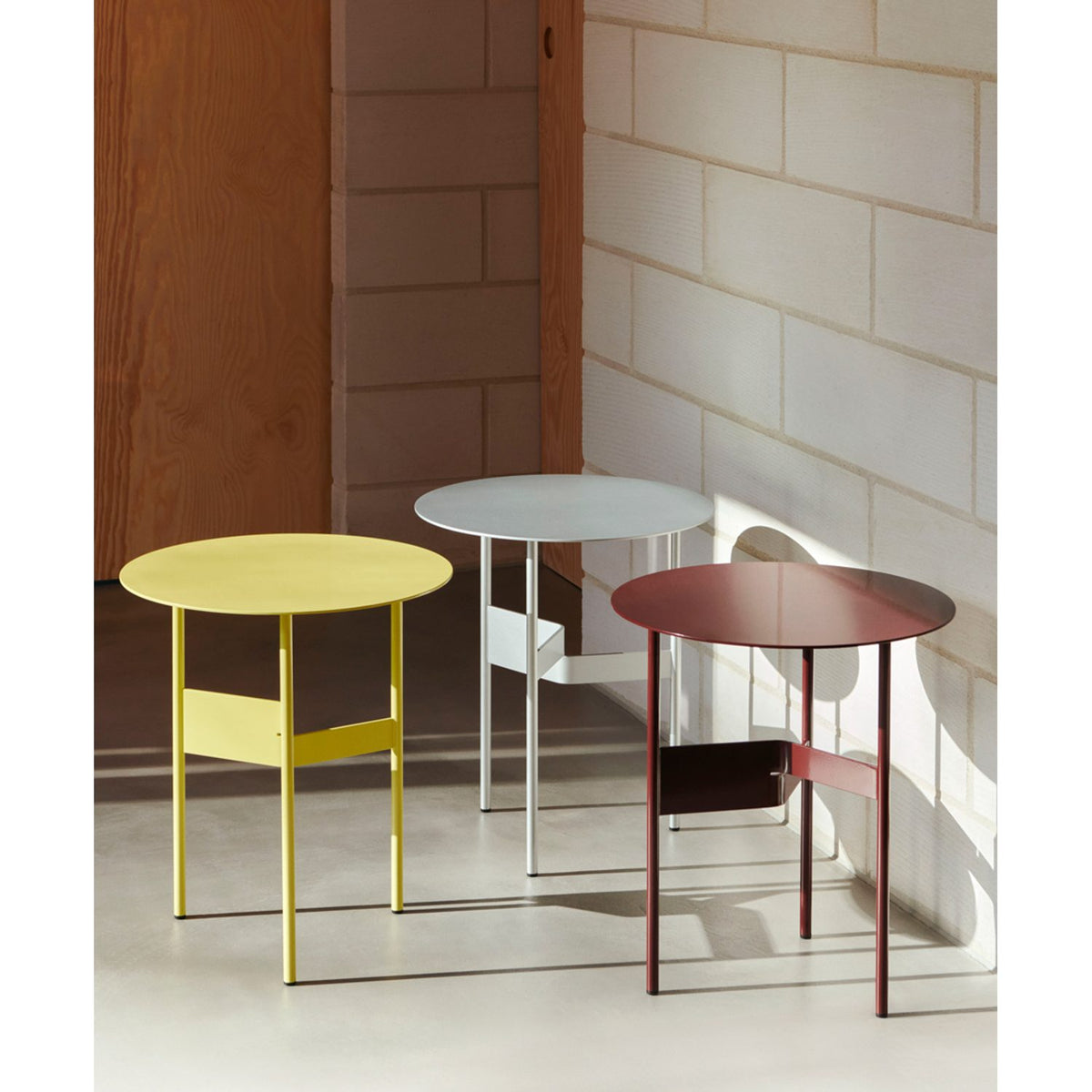 Shim Ø54 × H44 cm Soffbord Eggshell