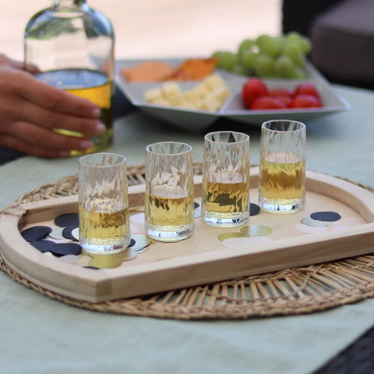 Superglas club no.7 snapsglas/shotglas plast 40 ml crystal clear 4-pack Snapsglas/shotglas