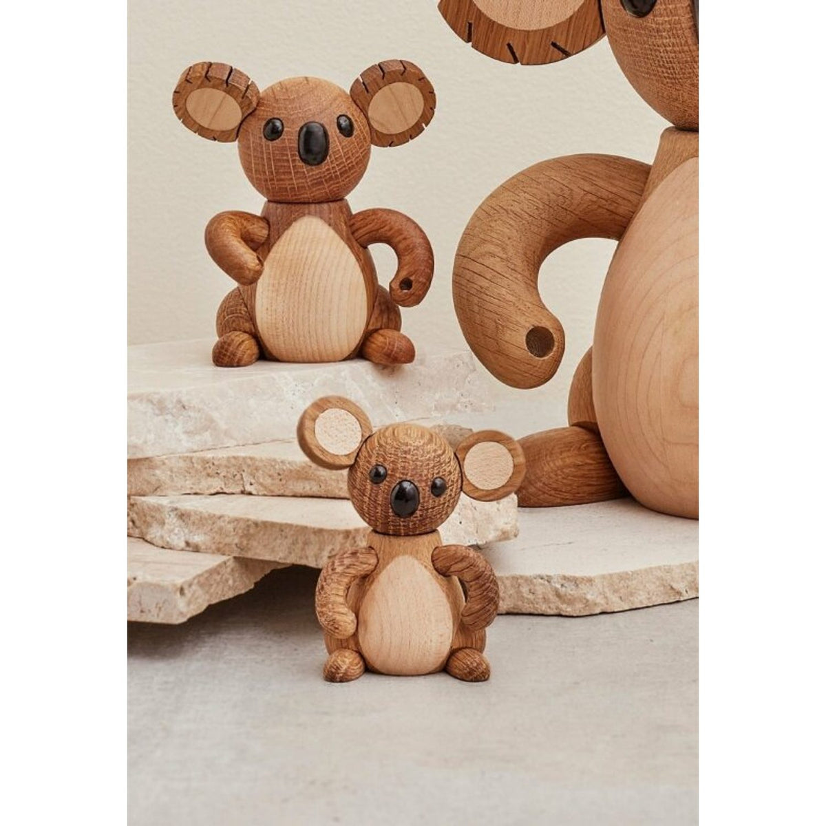 Joey Koala Ek/Ask Dekoration 7,5 cm