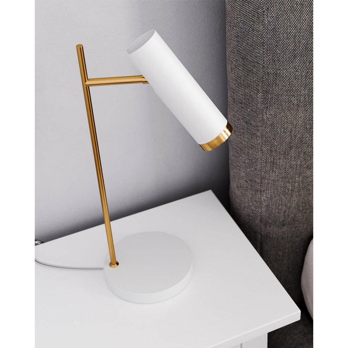 Puls Spotlight Bordslampa Vit matt