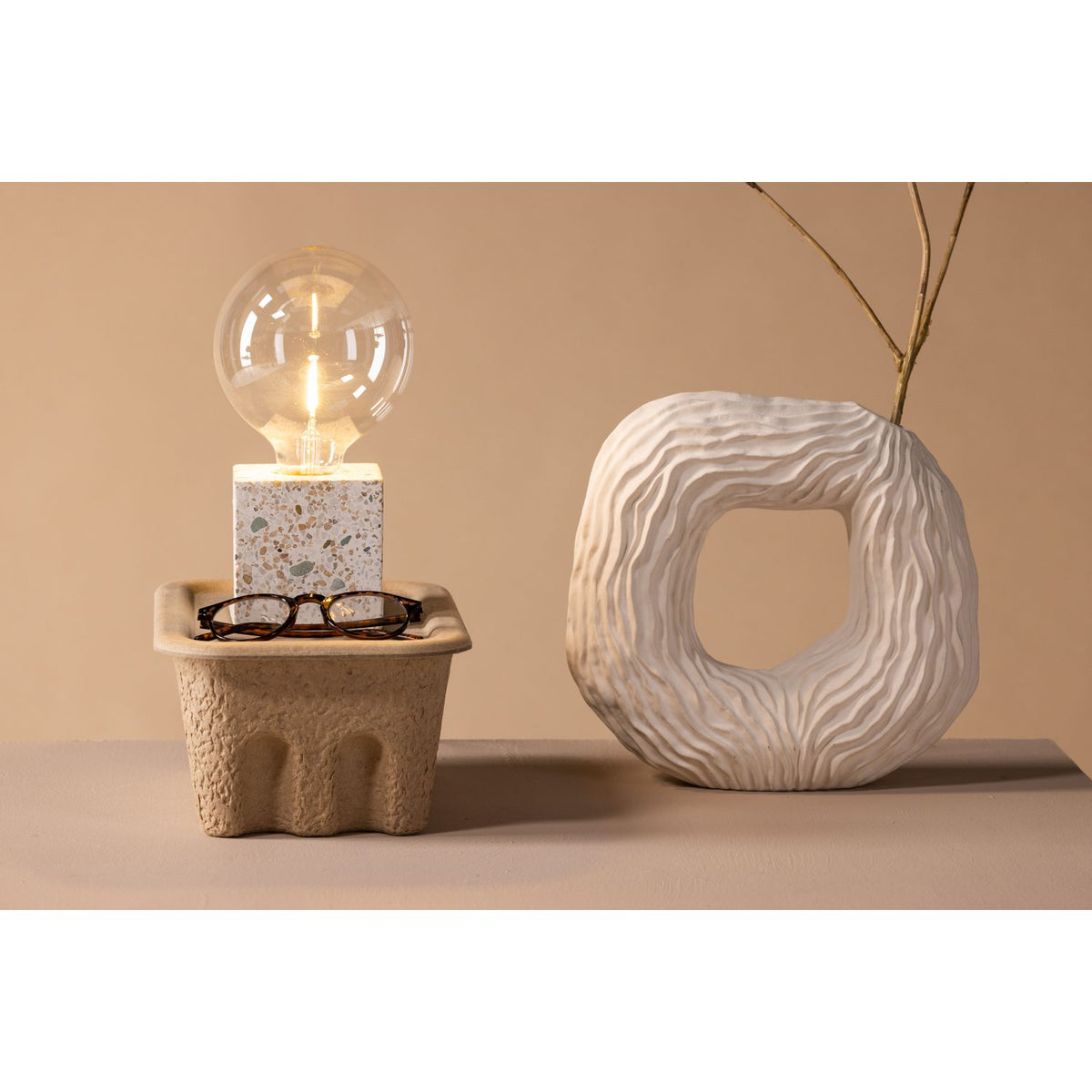 Rilche Bordslampa Grå