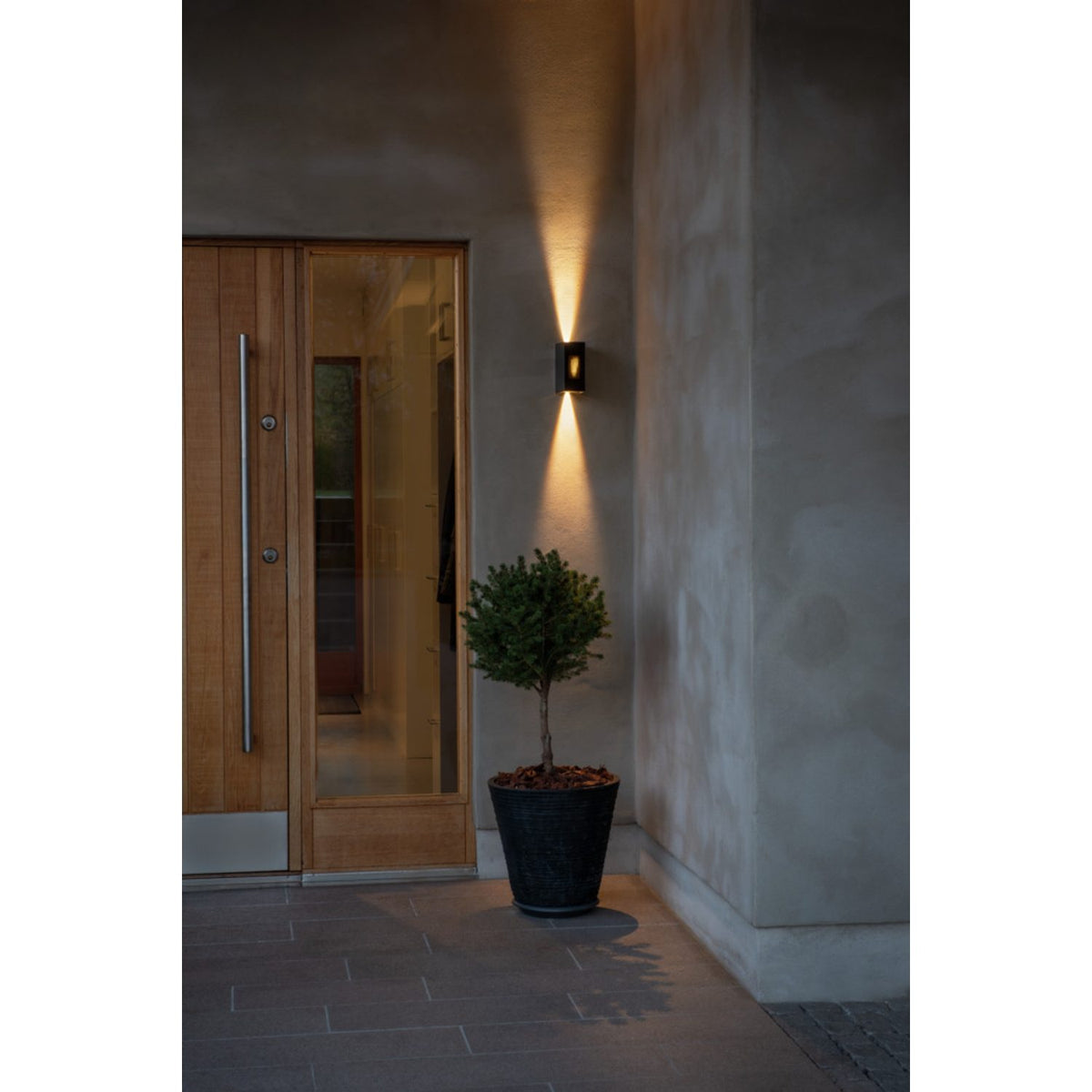 Cremona HP-LED Mörkgrå Flame Vägglampa Ute
