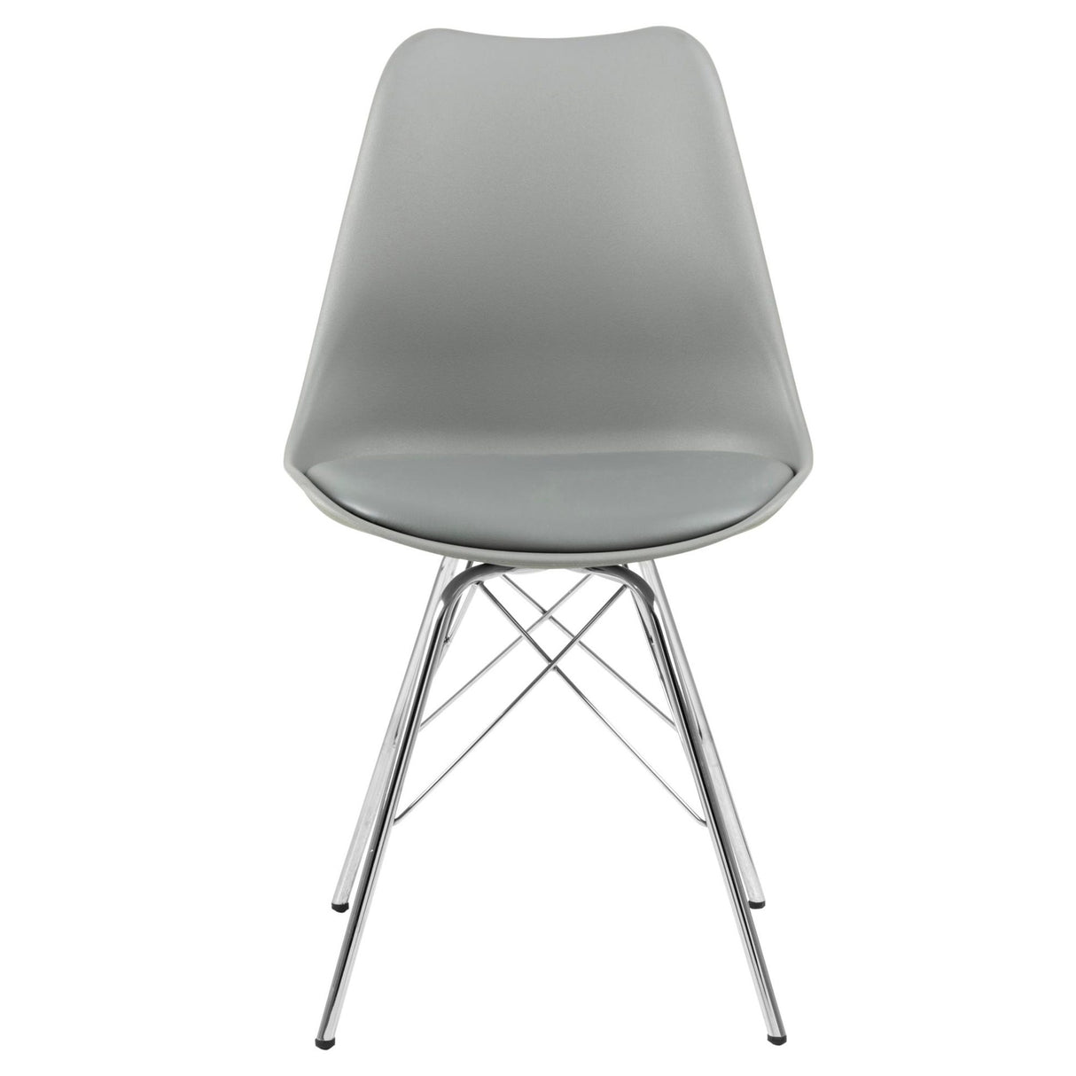 Shibuya Matstol PU Grå/Krom