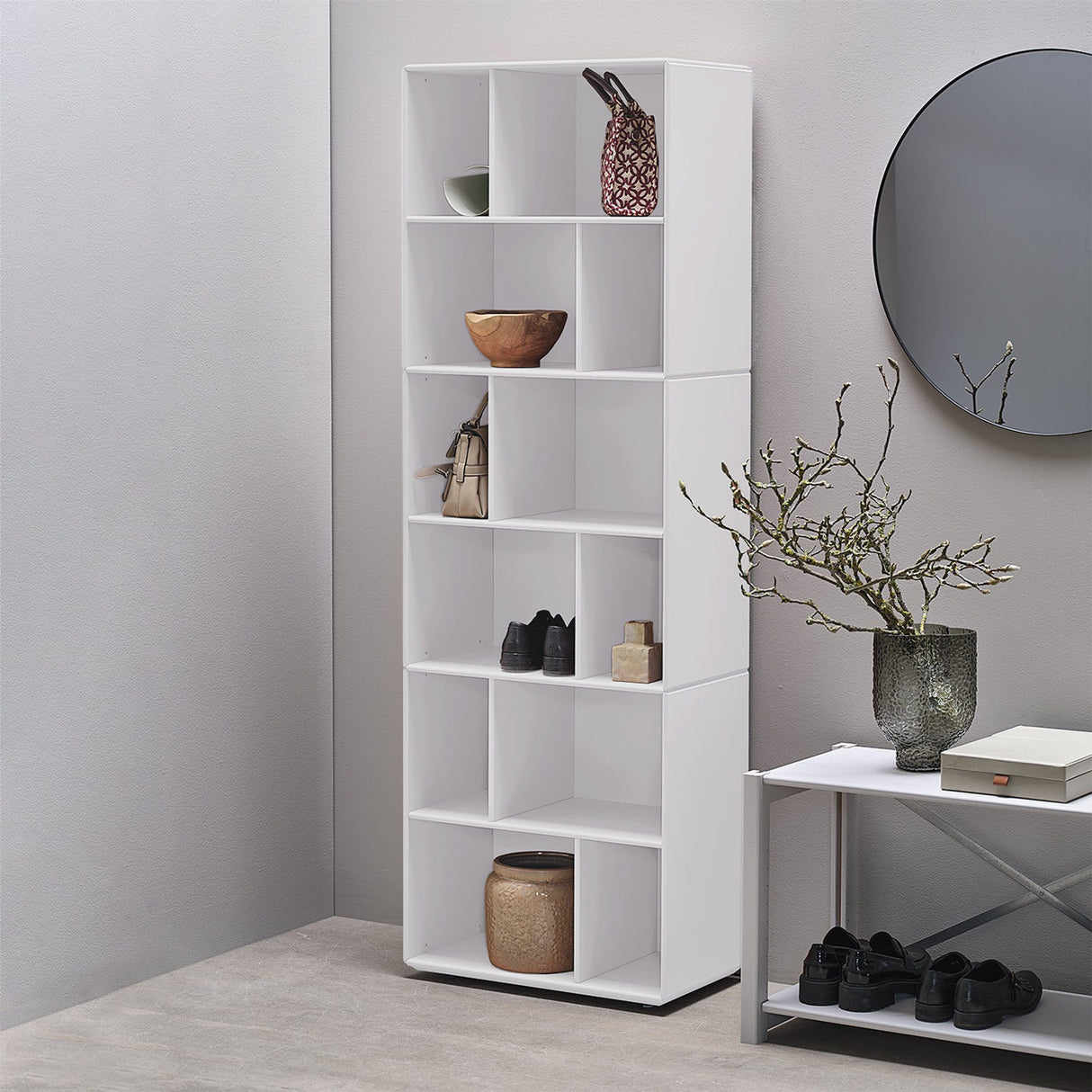 Beverly Quadrant-hylla Vit