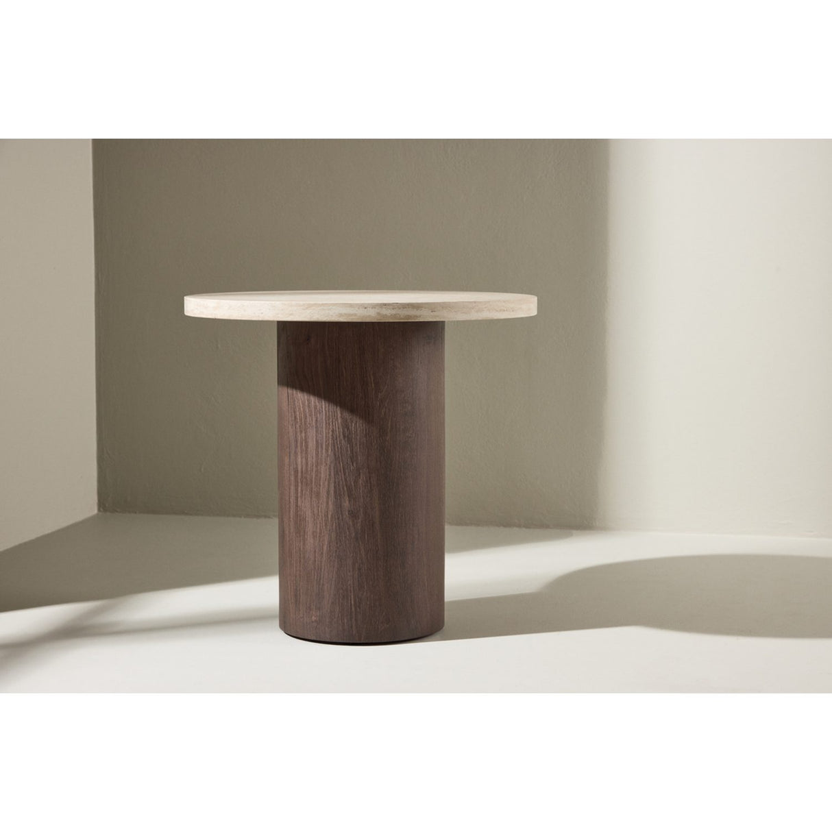Megg Soffbord Beige, ⌀50