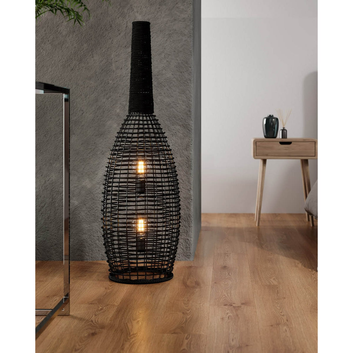 Seagrass Golvlampa Svart