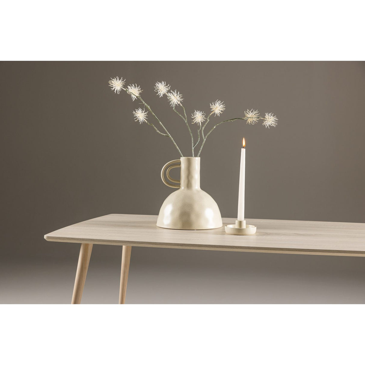 Plaza Soffbord Vitlaserad