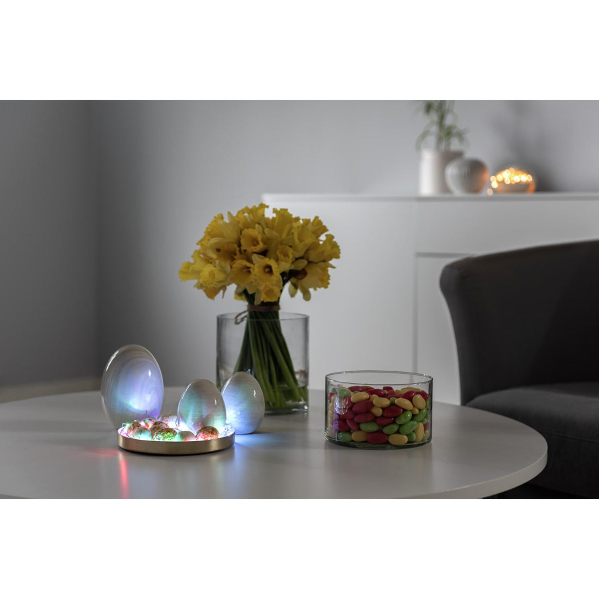 RGB Micro LED Färgskiftande Ljusslinga Inomhus 50 Lampor (4.9m)