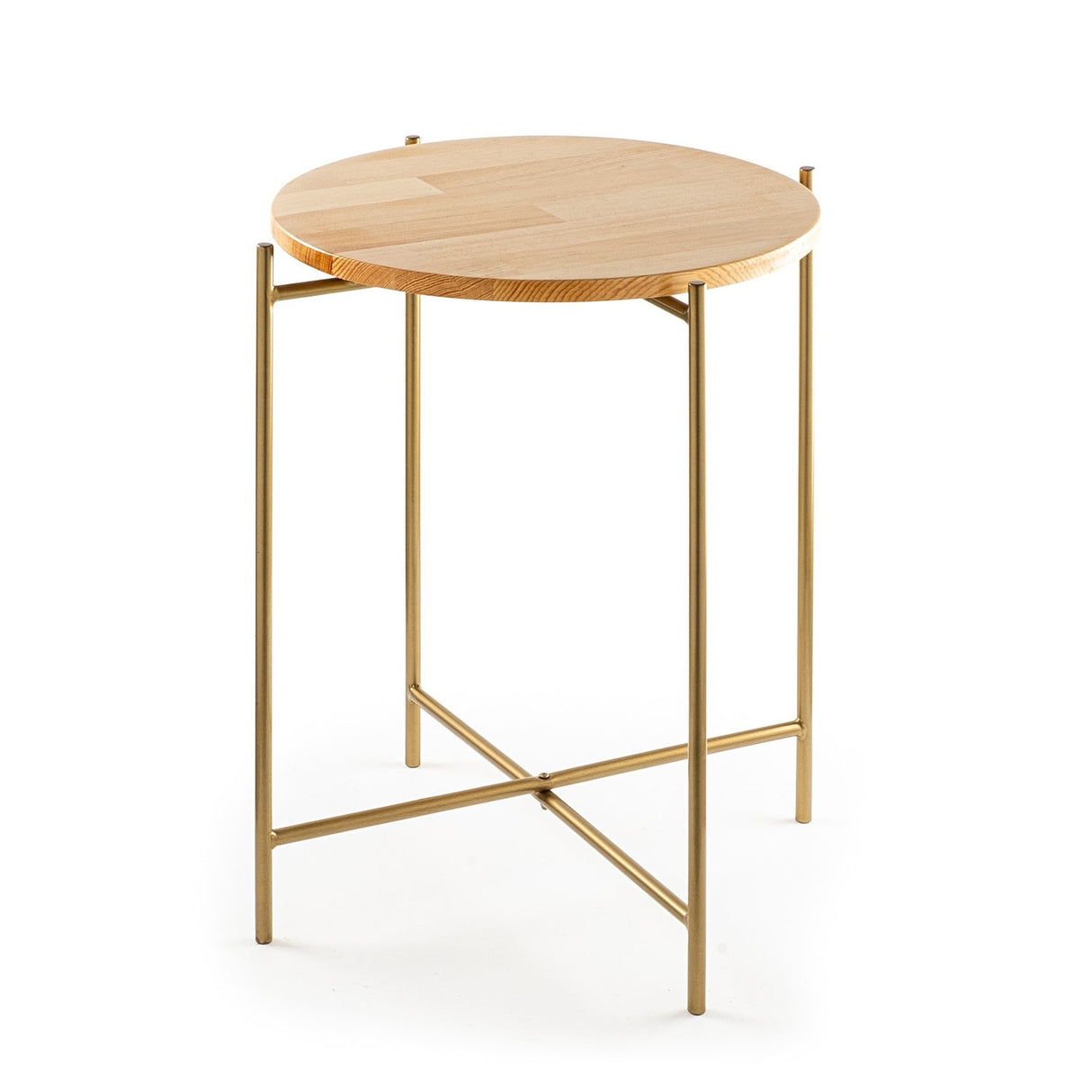 Shado IV (46 x 56 x 46 cm) Soffbord Guld Natur