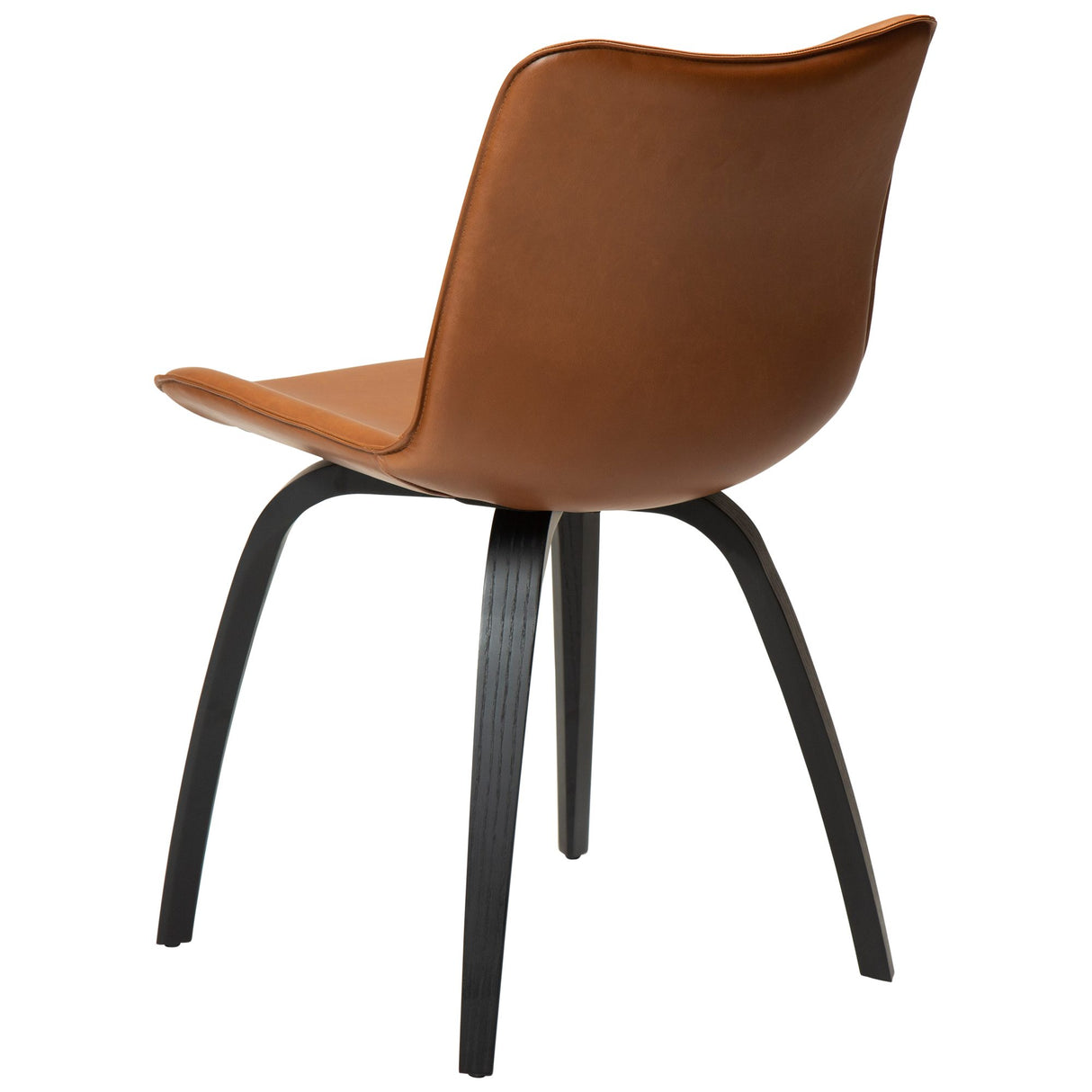 Glee Stol Vintage Light Brown Art.Leather, Black