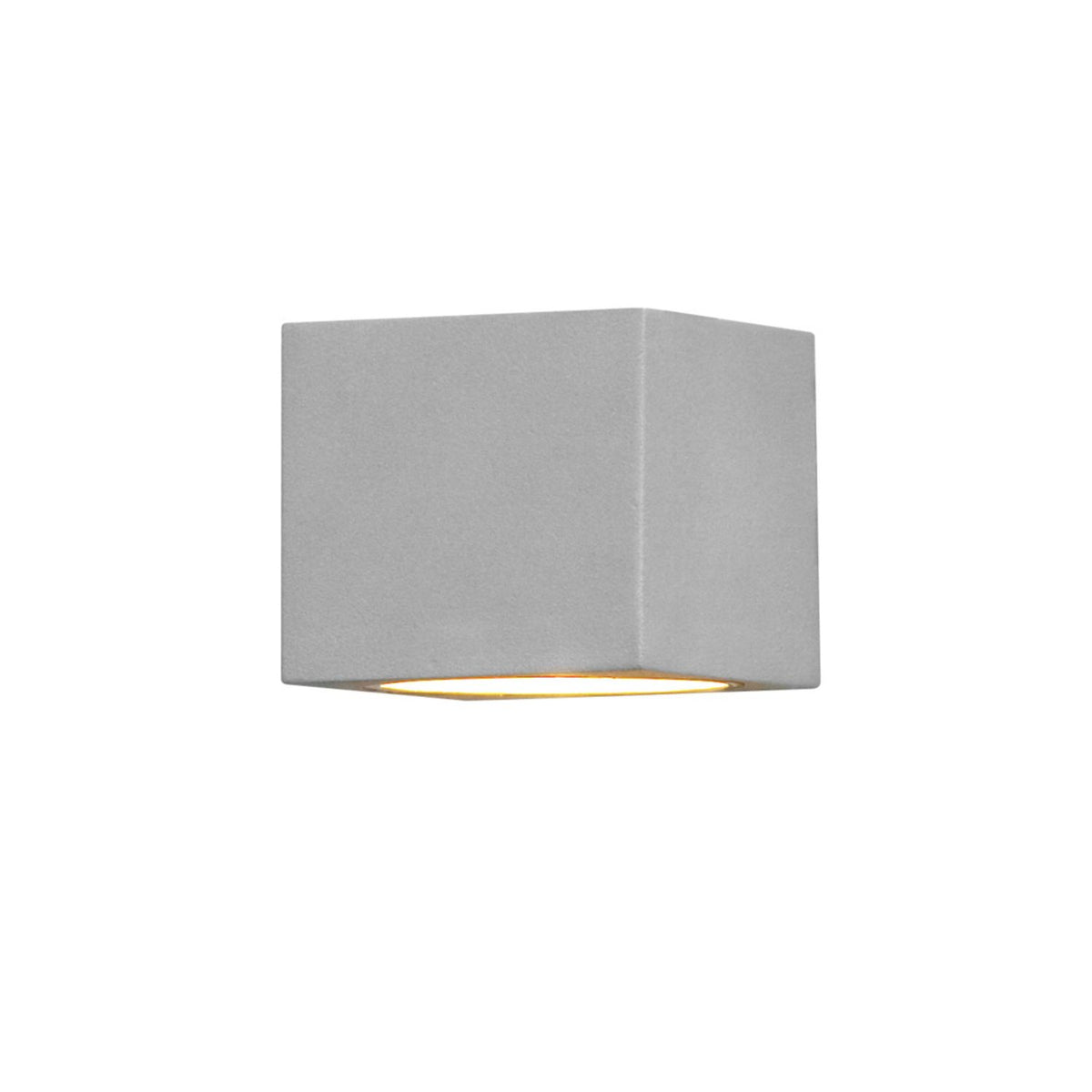 Modena G9 Fyrkantig Vägglampa Ute Grå