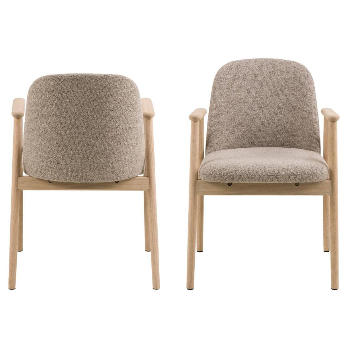 Rochefort Karmstol Vitpigmenterad Ek/Beige