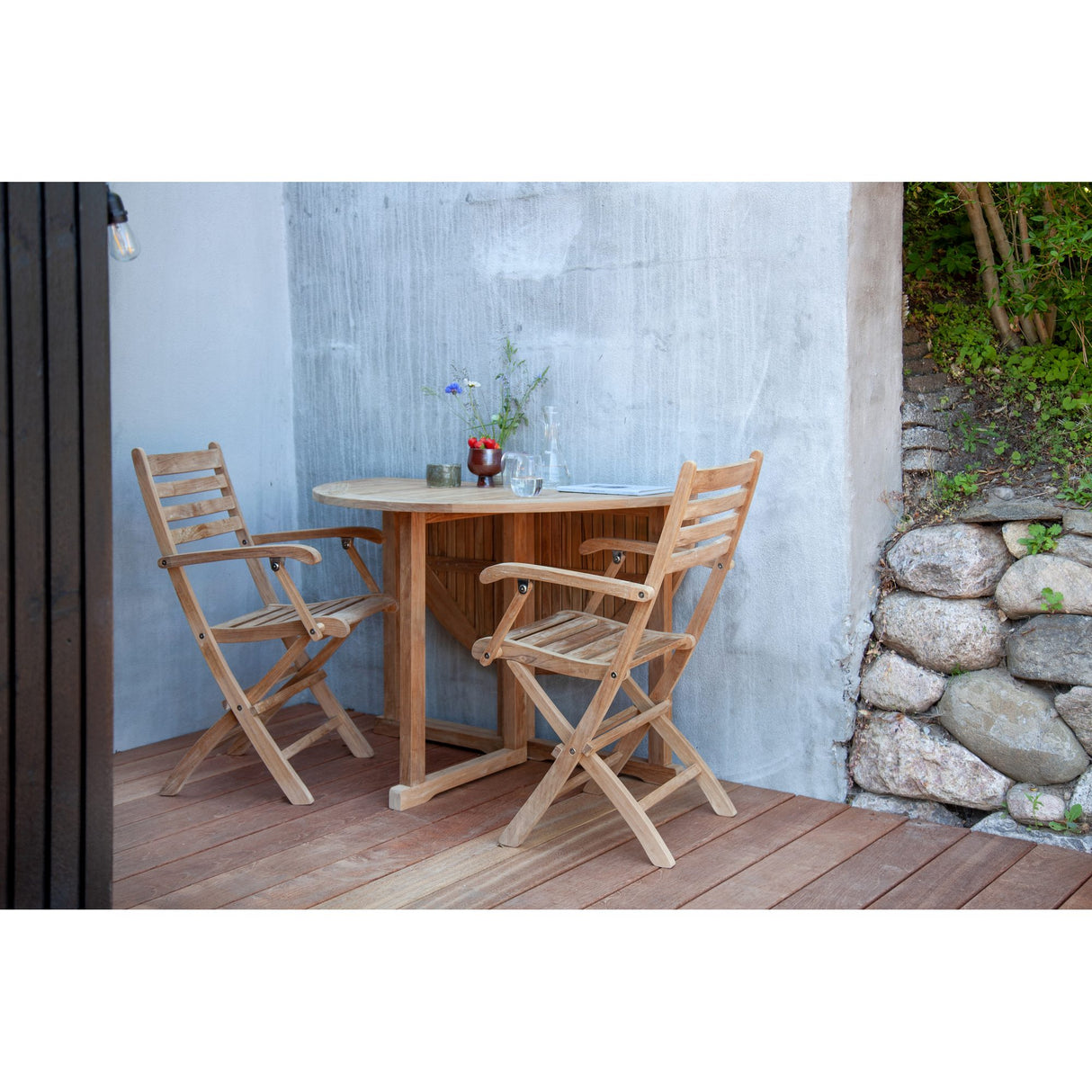 Butterfly Trädgårdsbord 110 cm Teak