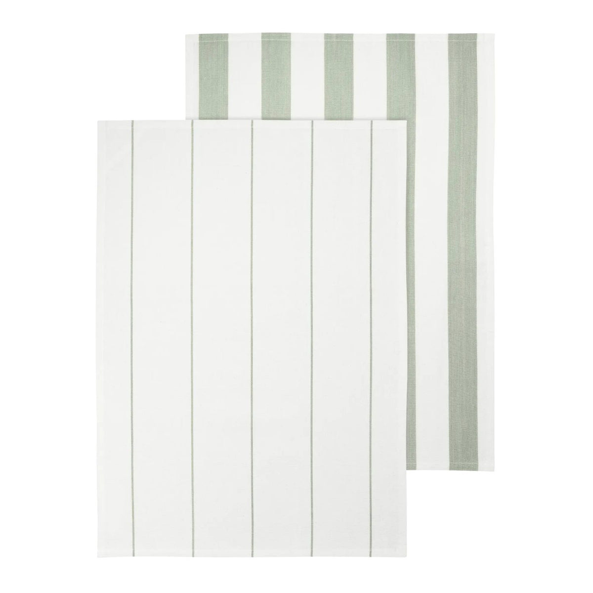 Taulo tea towelset of 2 pcs 70 x 50 cm Handduk White/Desert Sage, Stora linjer
