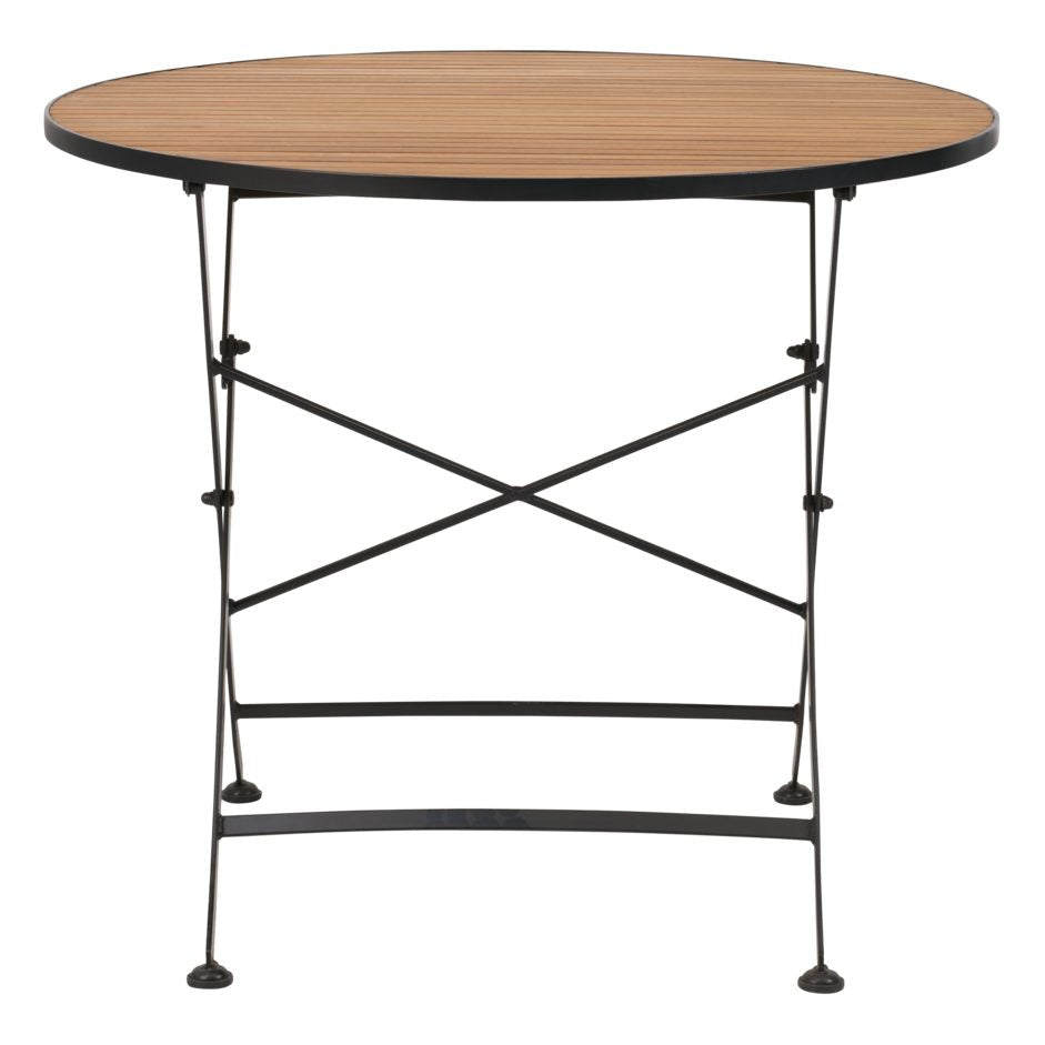 Brewer Matbord 85 cm Teak/Svart