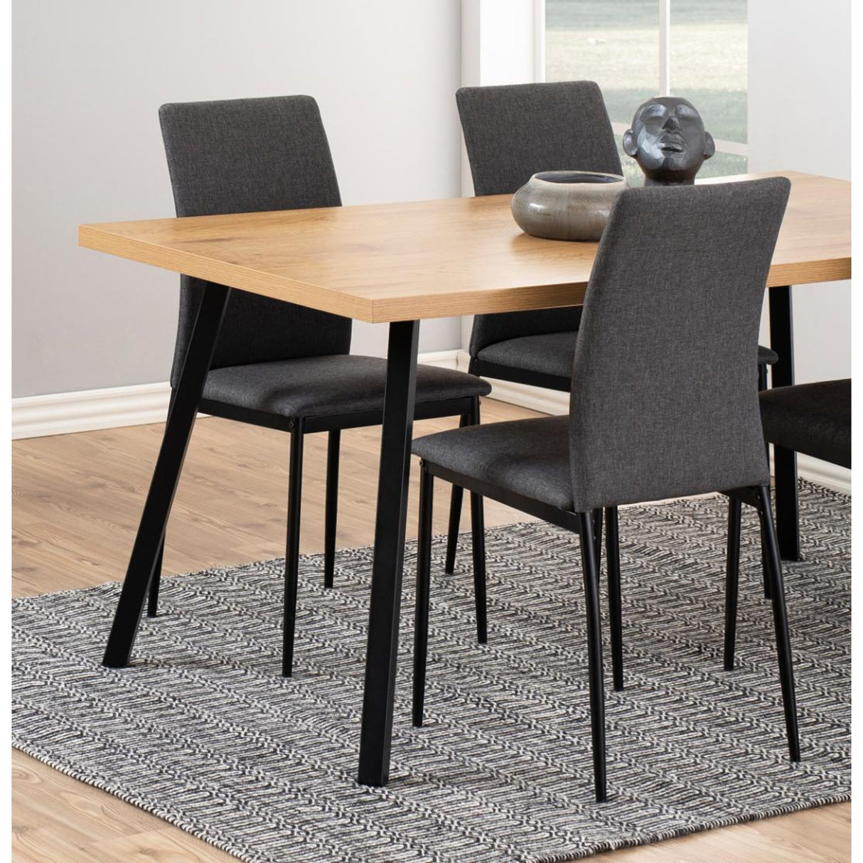 Denise Matstol Sawana tyg Grå