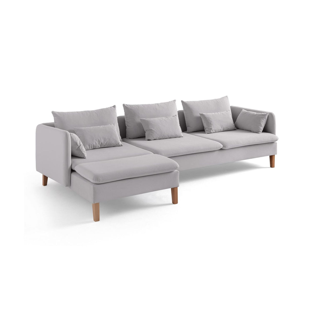 Quito Relax (185 x 95 x 92 cm) Hörnsoffa Grå