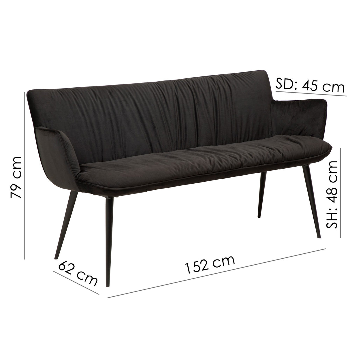 Join Bänk Meteorite Black