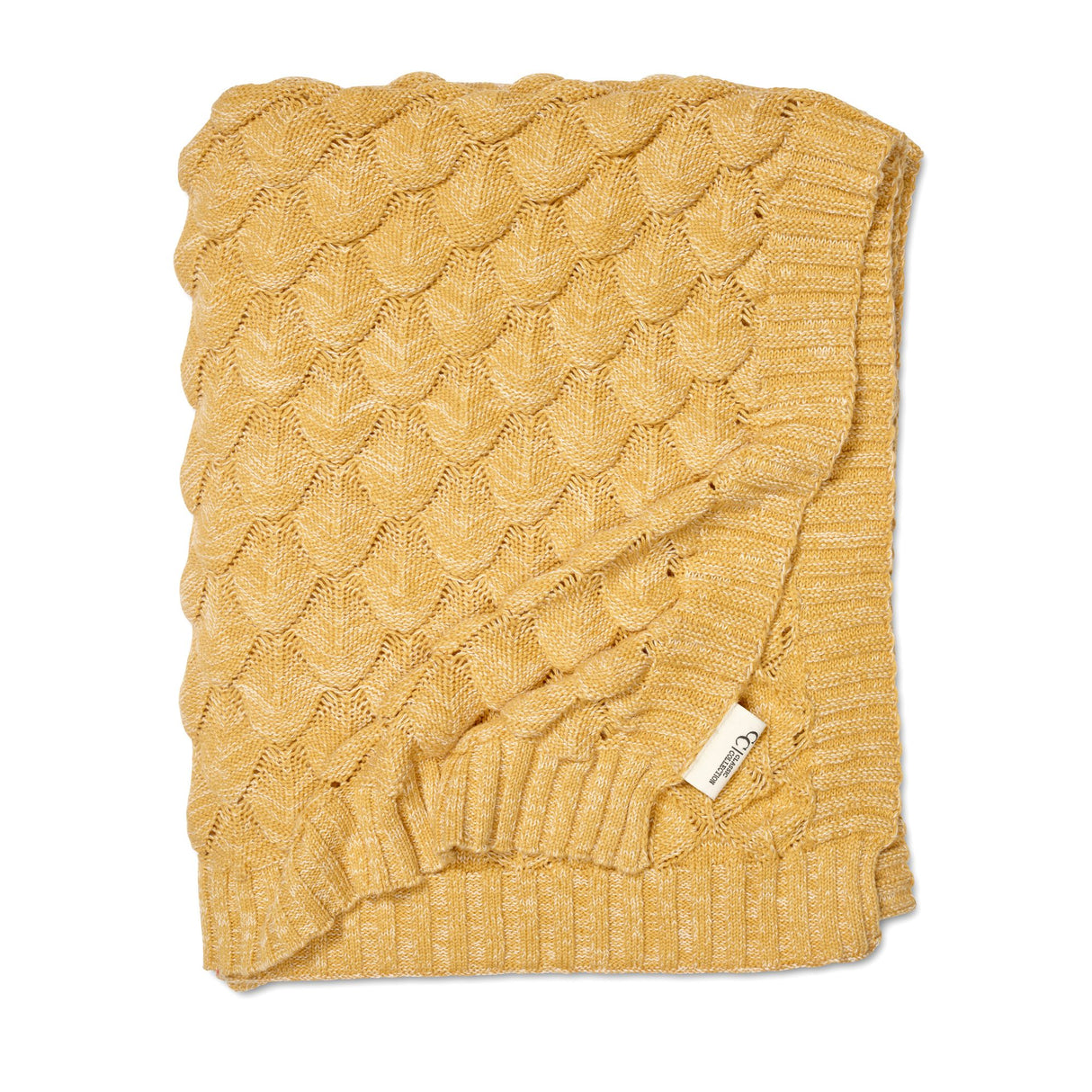 Gems 130x170 cm Pläd Gul