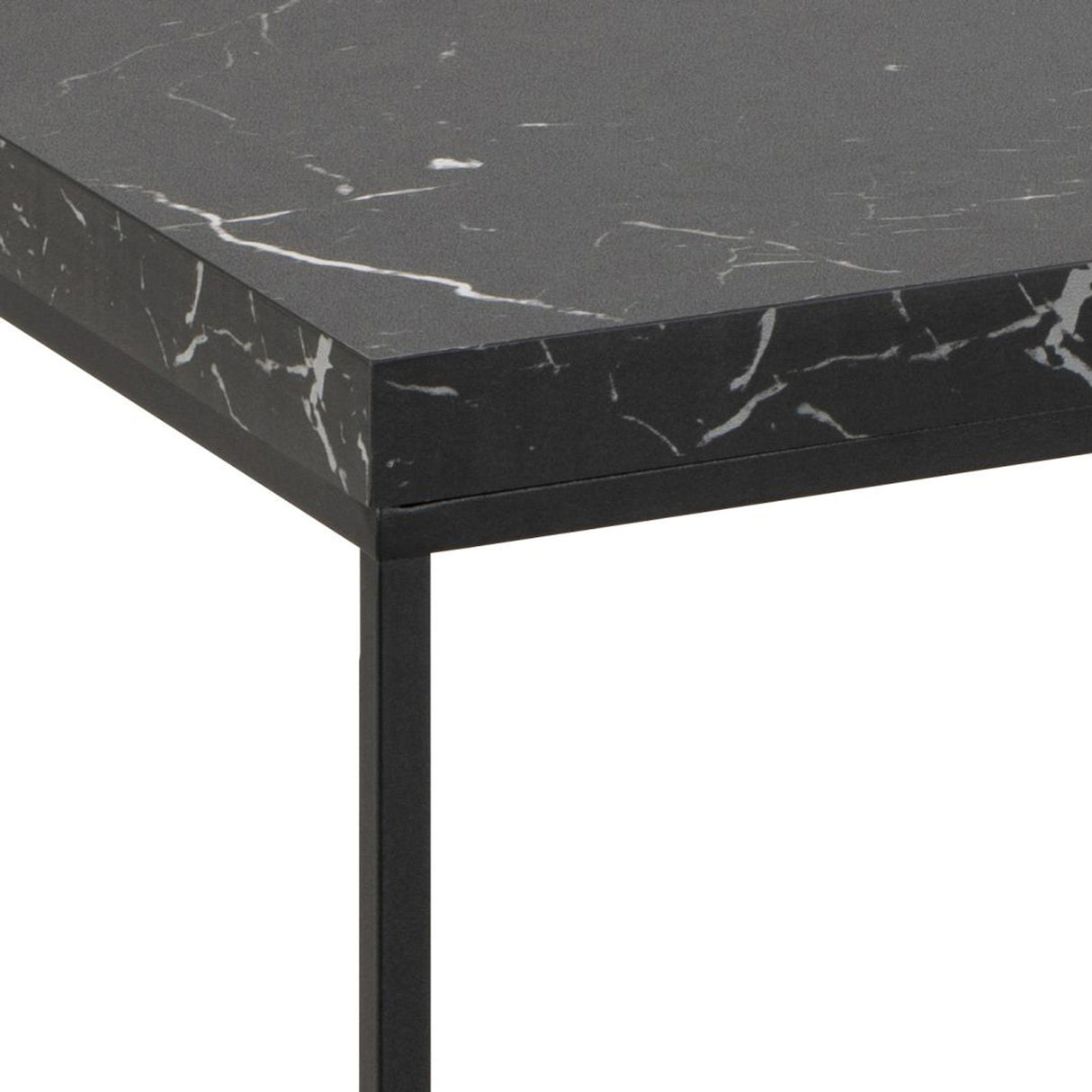 Vesterbro Soffbord 110x55 cm Svart Marquina