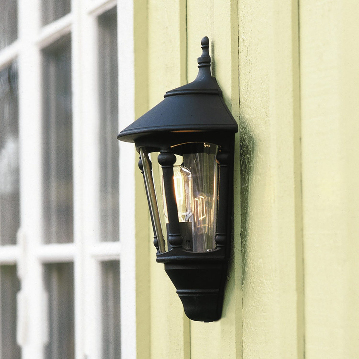 Virgo Plafond E27 Vägglampa Ute Svart
