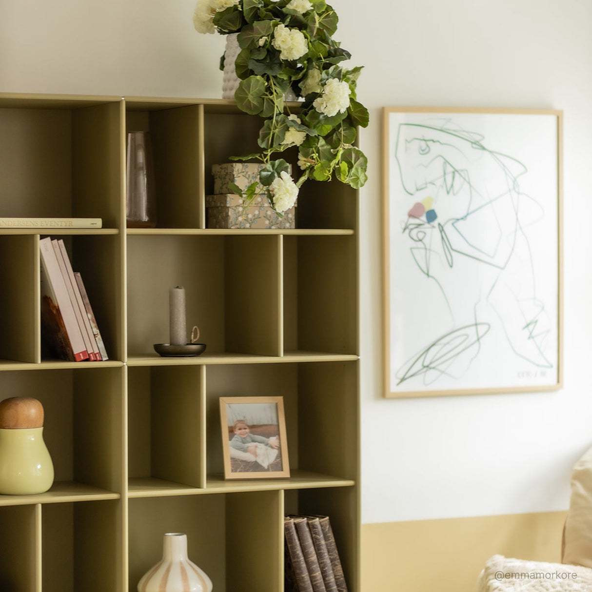 Brooklyn Quadrant-hylla Oliv