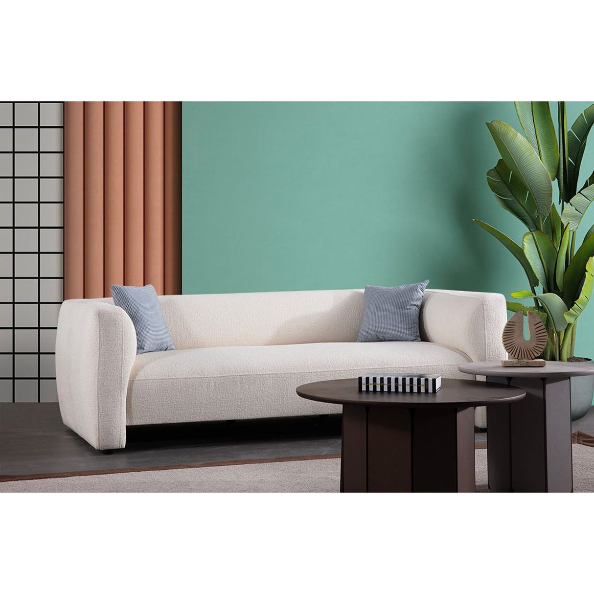 Risco 3-sits soffa White
