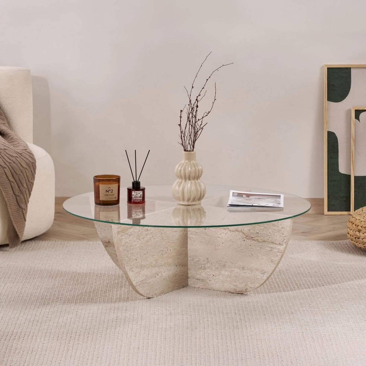 Marcelo Soffbord Soffbord Travertine