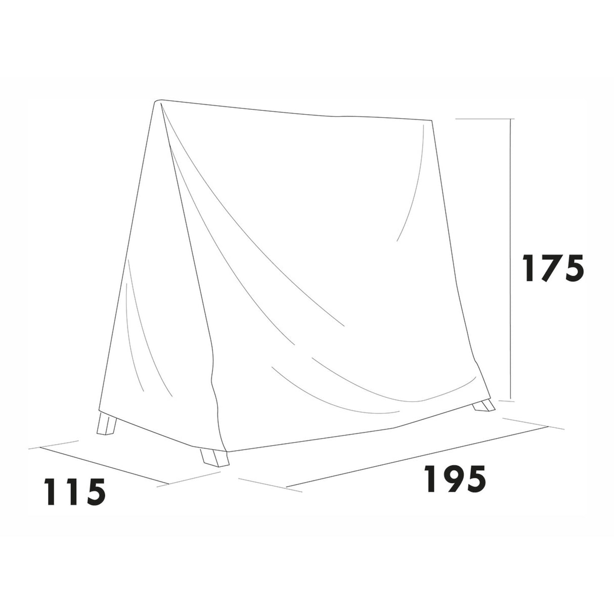 Möbelskydd Marstrand Hammock Grå