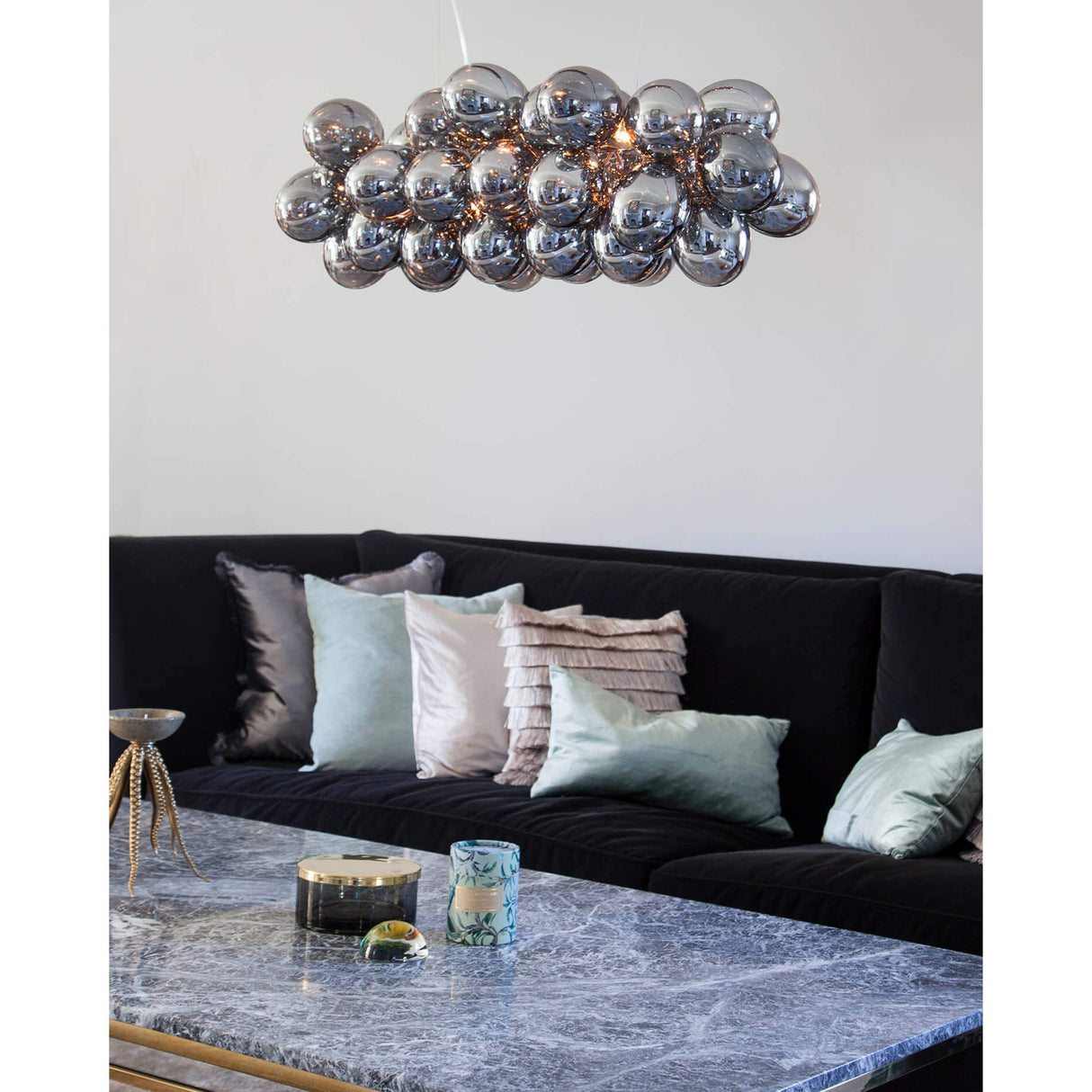 Gross Bar Taklampa Rökgrå