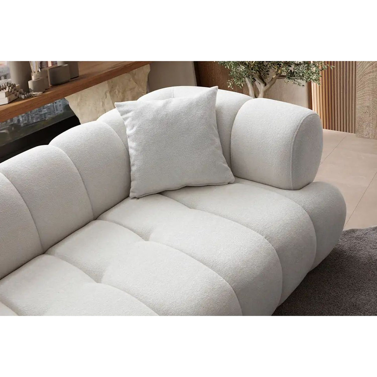 Carmelita 3-sits soffa Vit