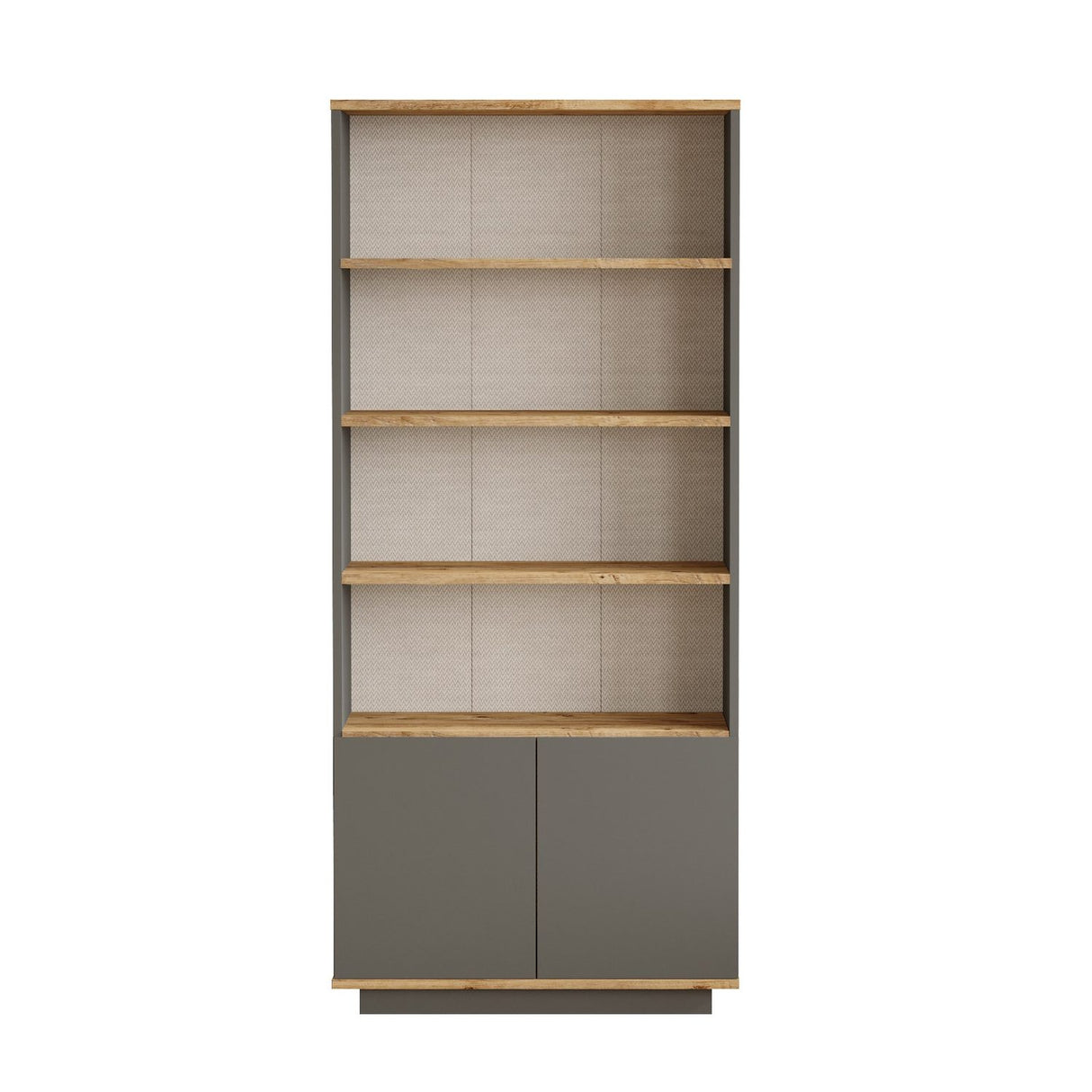 Helsingfors Open (75 x 168,3 x 26,8 cm) Bokhylla Atlantisk furu antracit