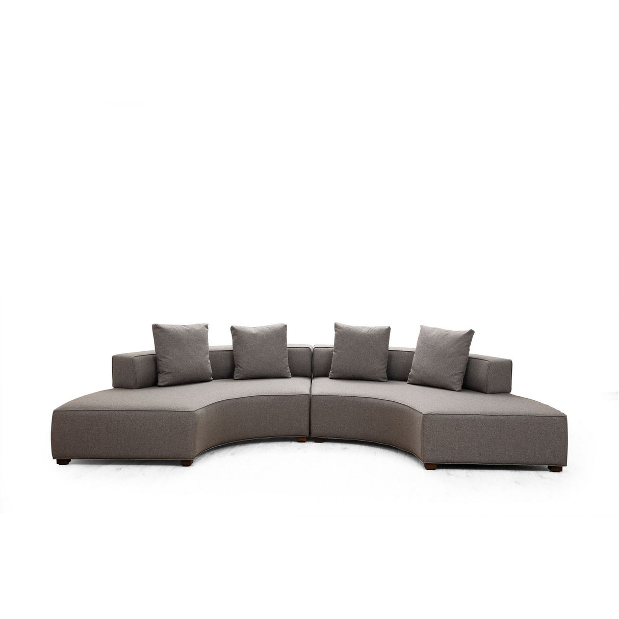 Paramaribo U-form (360-105 x 70 cm) Grå Hörnsoffa