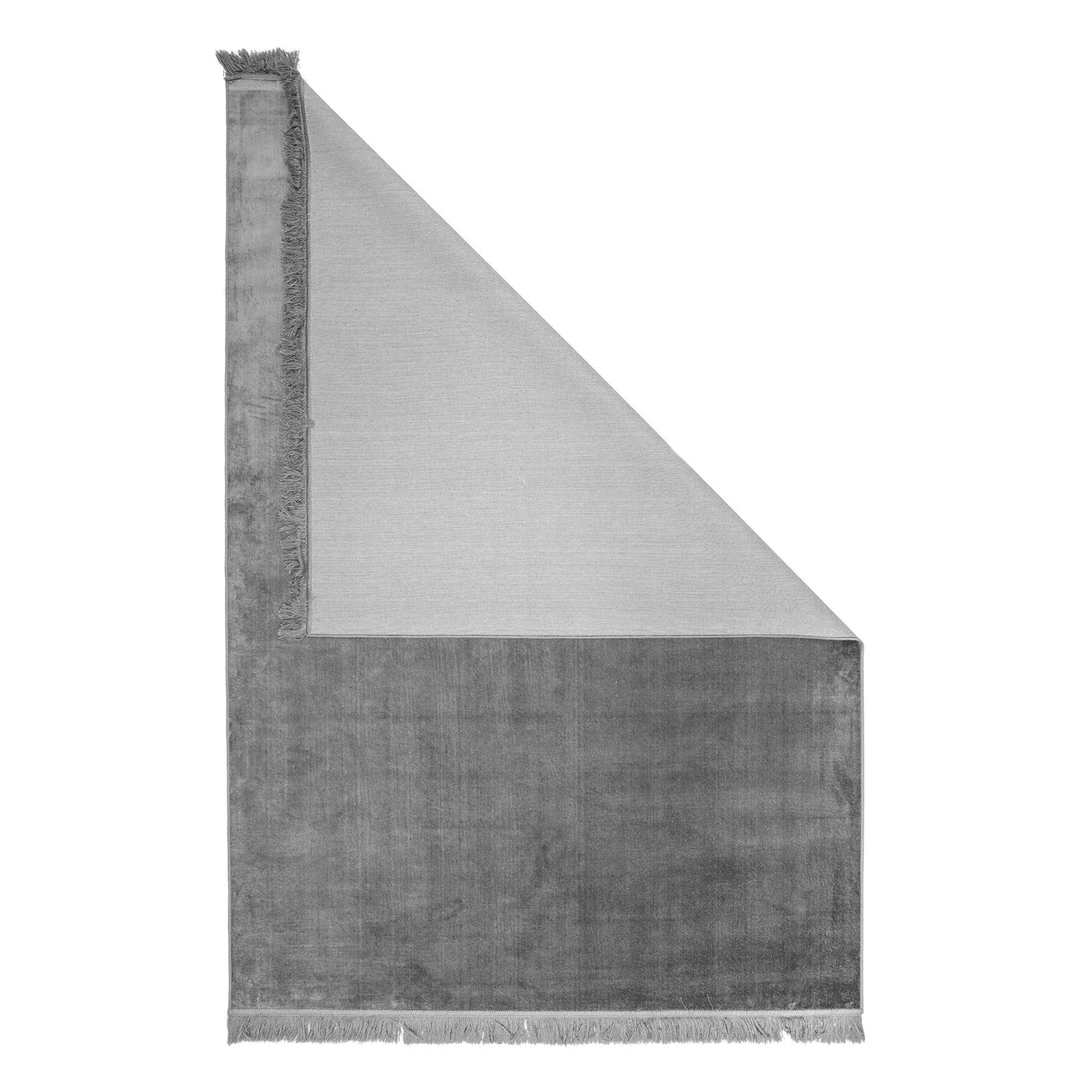 Mona Konstsilkesmatta Mörkgrå