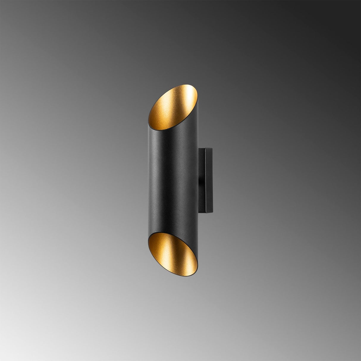 Carl Vägglampa Svart / Guld