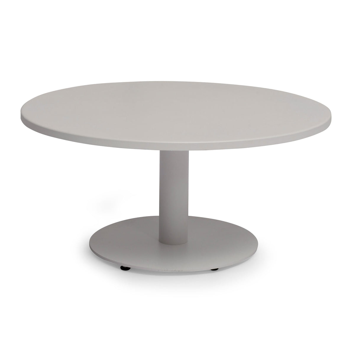 Näsby Utesoffbord Ø80 cm Vit